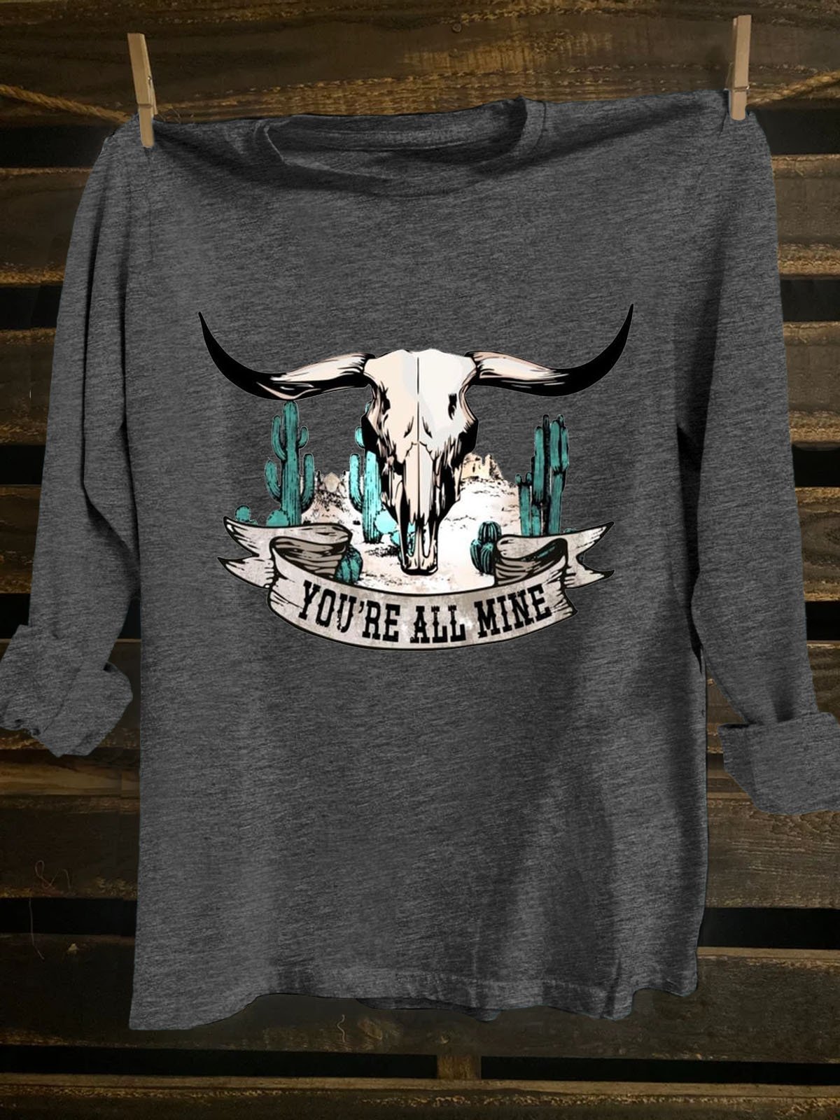 Western Style Skull T-Shirt