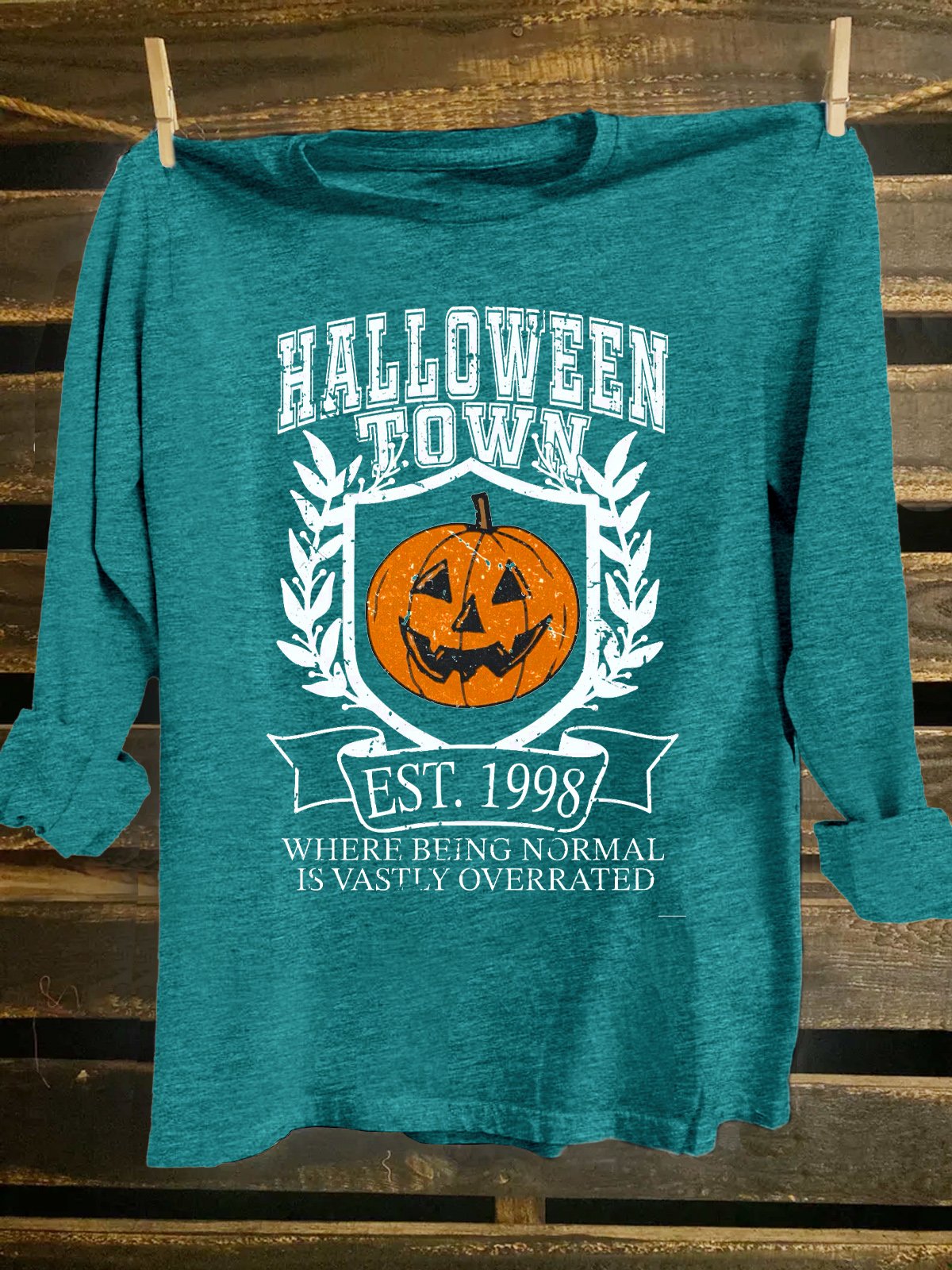 Halloween Western Style Cotton-Blend T-Shirt