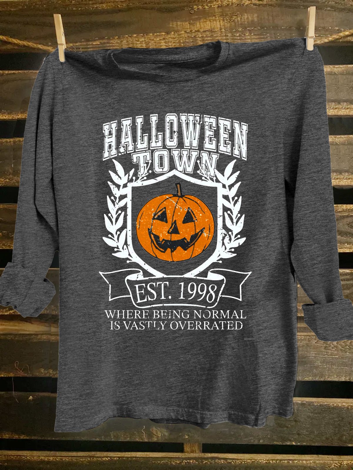 Halloween Western Style Cotton-Blend T-Shirt