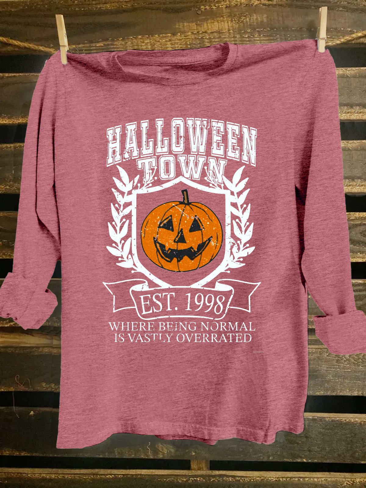Halloween Western Style Cotton-Blend T-Shirt