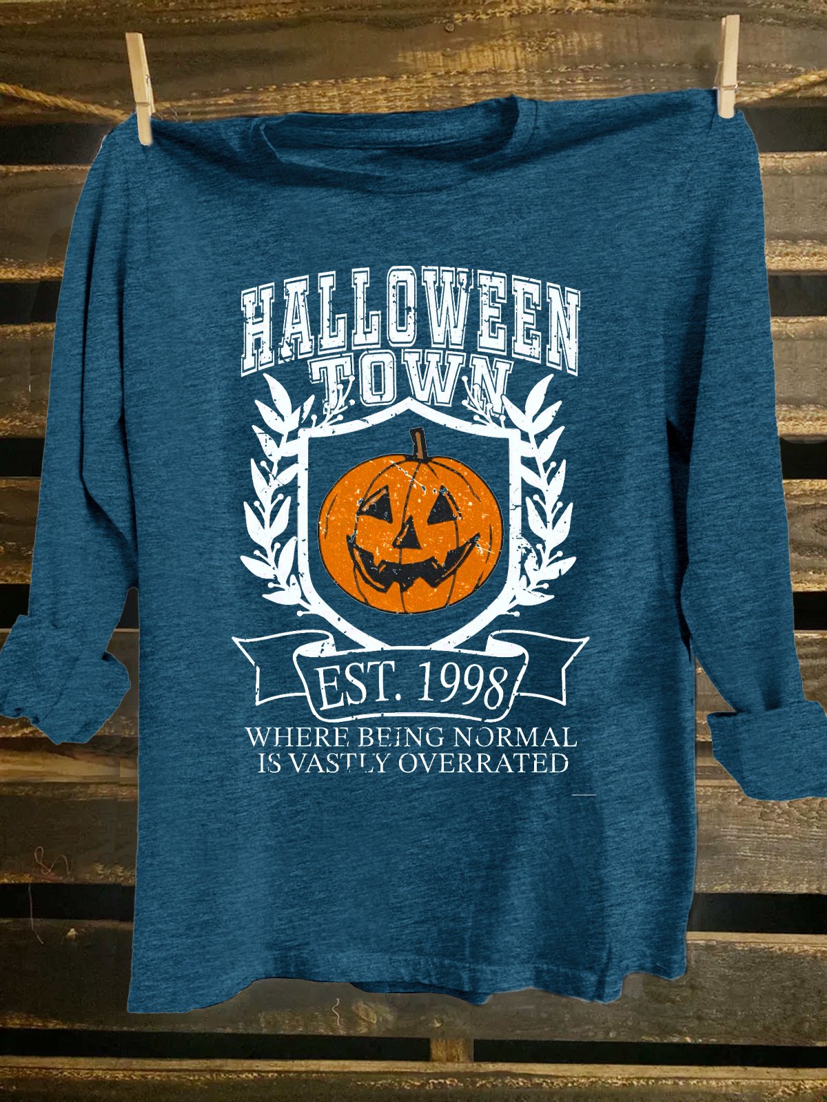 Halloween Western Style Cotton-Blend T-Shirt