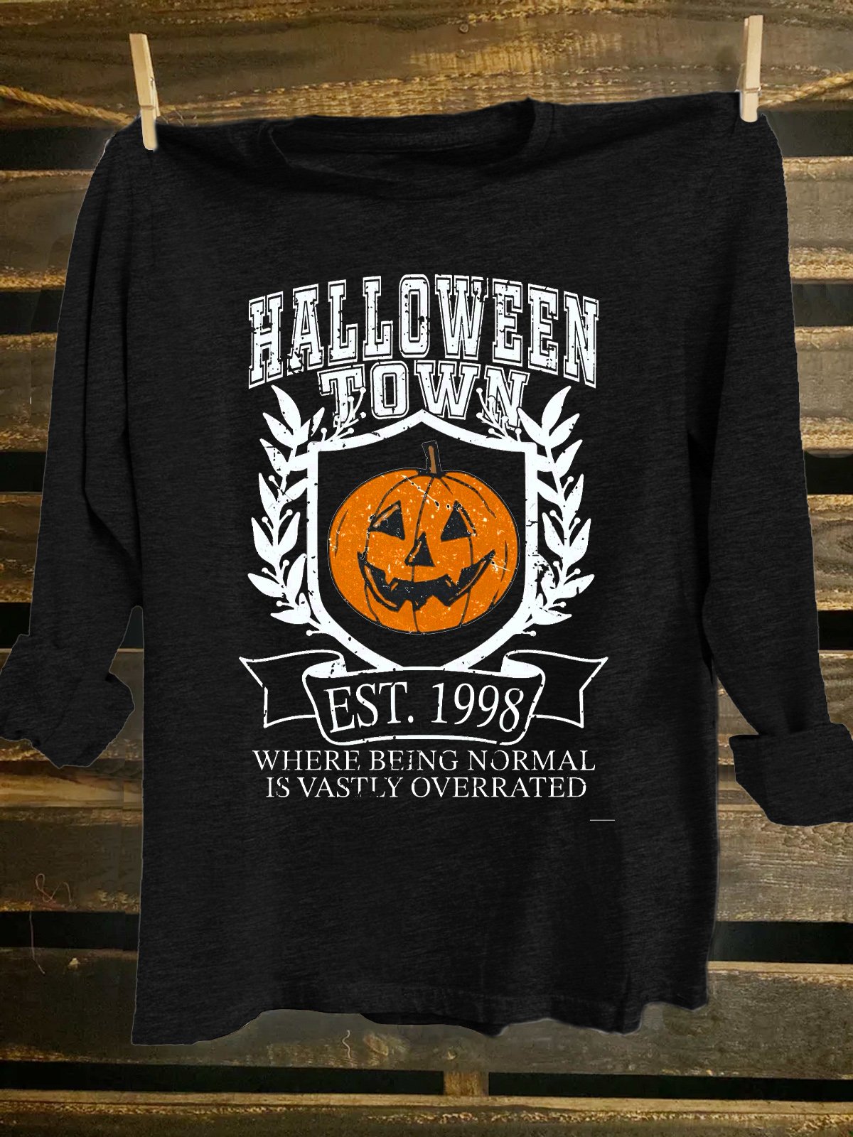 Halloween Western Style Cotton-Blend T-Shirt