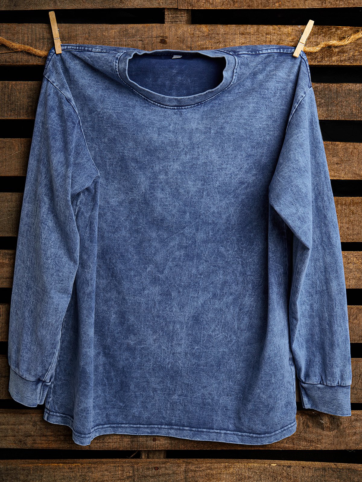 Western Style Loose Distressing Sweatshirt