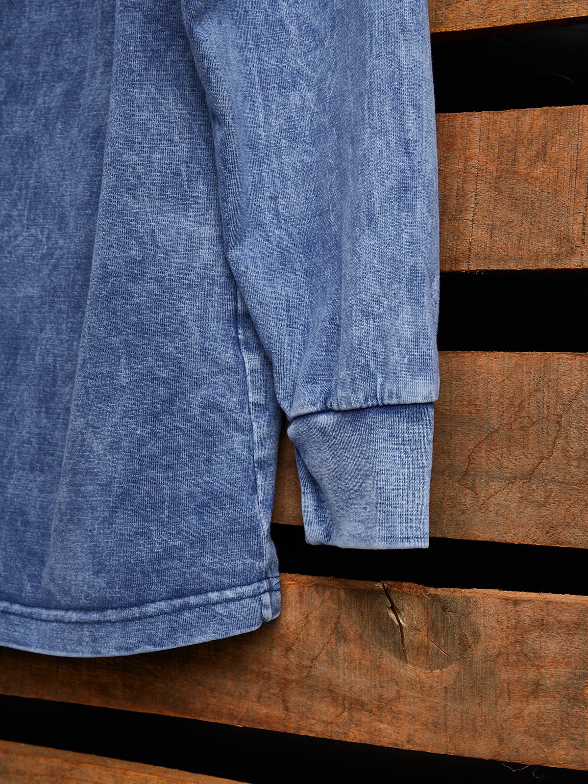 Western Style Distressing Sweatshirt