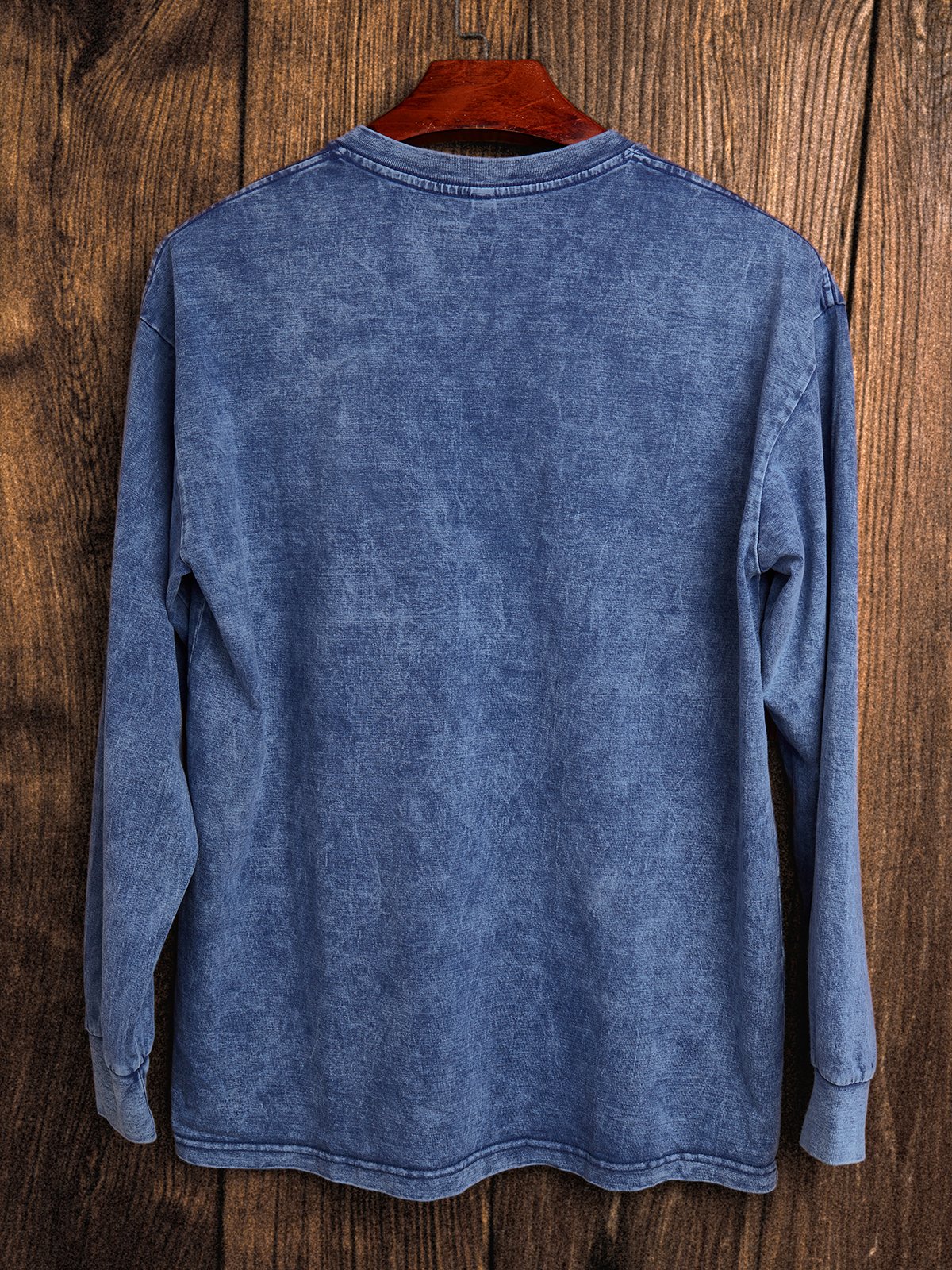 Crew Neck Western Style Loose Sweatshirt