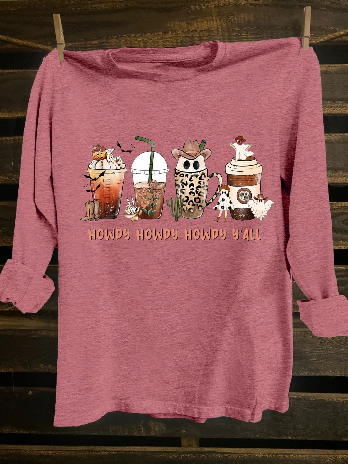 Halloween Loose Western Style T-Shirt