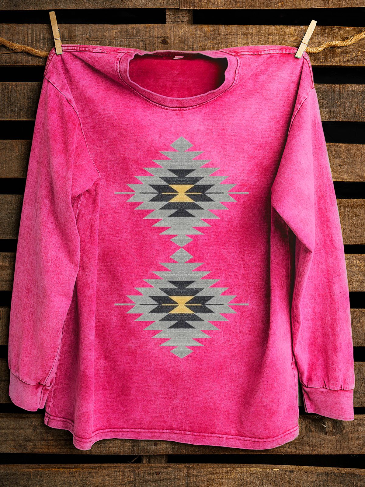 Western Style Ethnic Geometry Sweatshirt