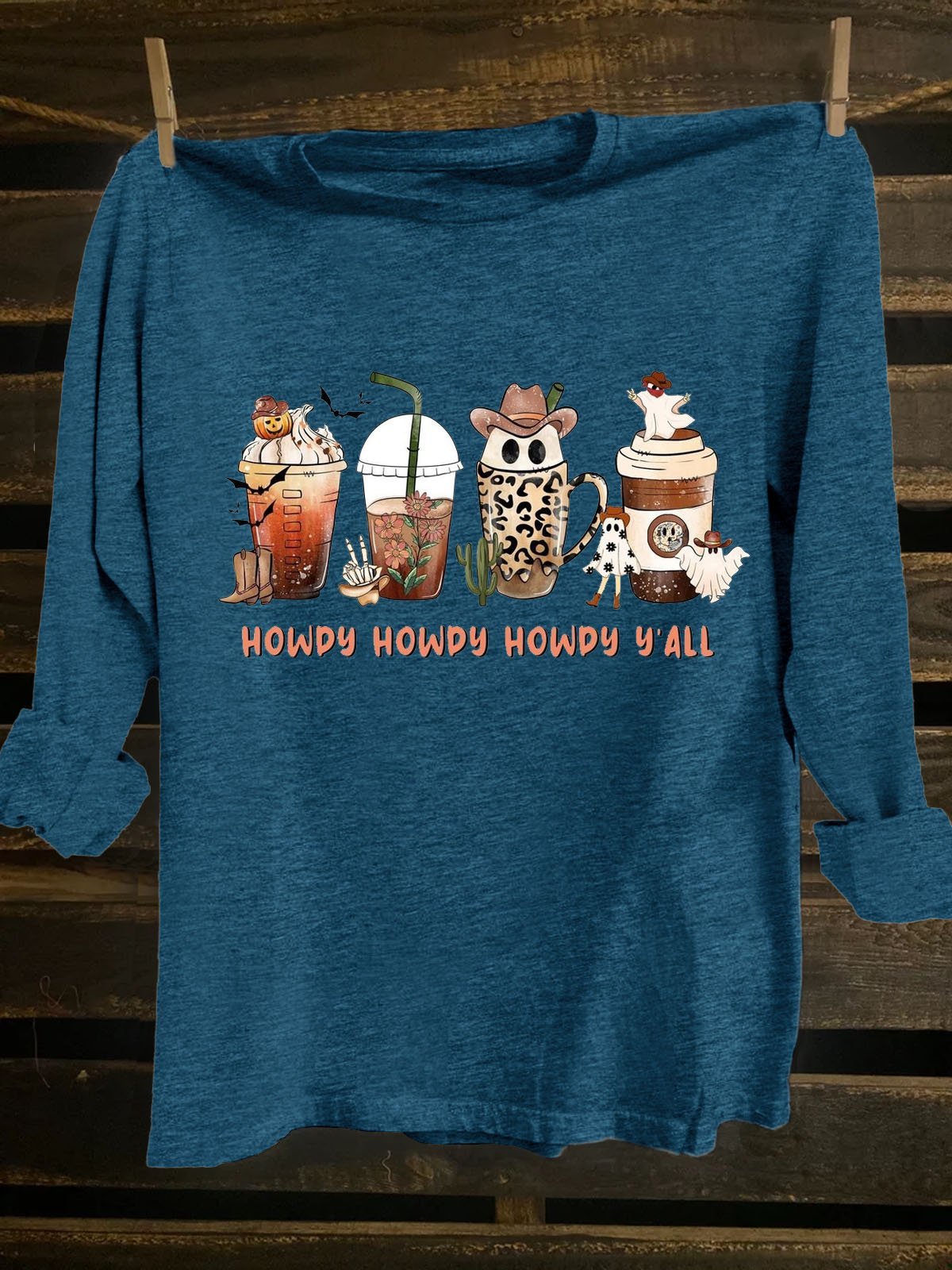 Halloween Loose Western Style T-Shirt