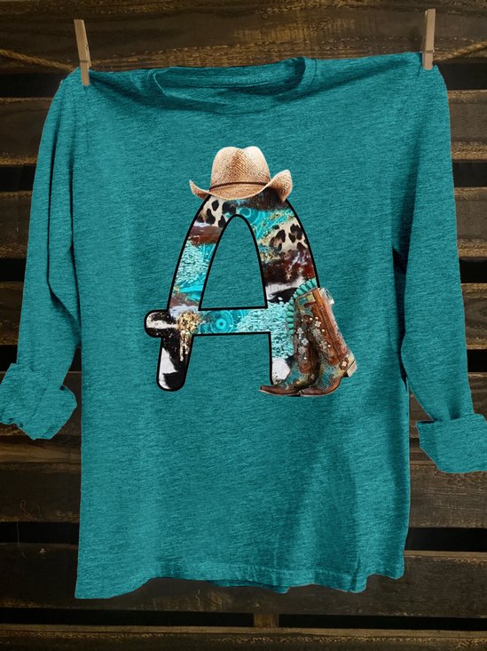 Loose Western Style T-Shirt