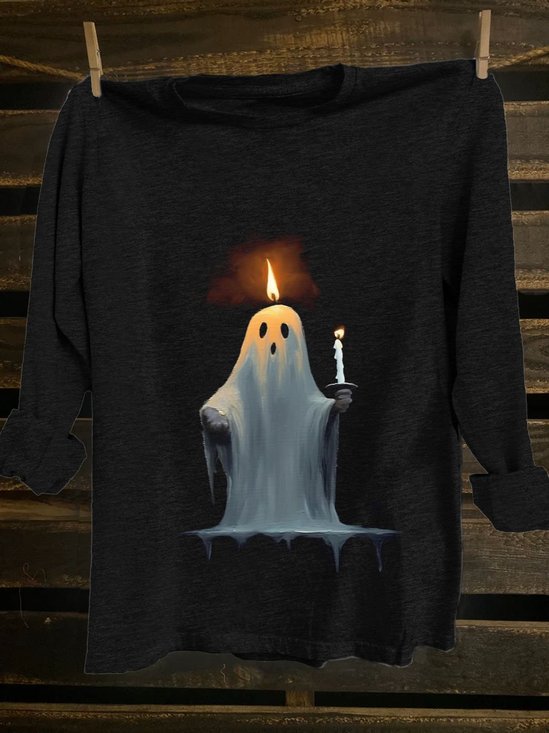Halloween Loose Western Style T-Shirt