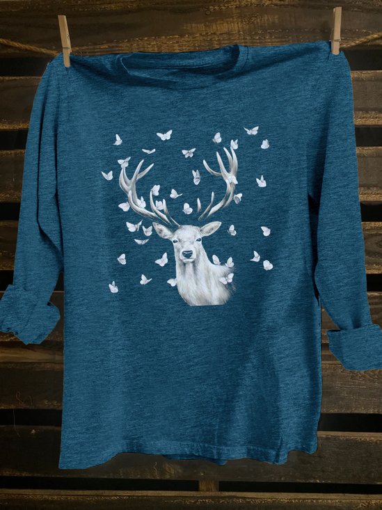Butterfly Western Style T-Shirt
