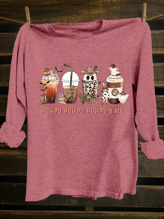 Halloween Loose Western Style T-Shirt