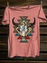 Loose Western Style T-Shirt