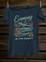 Cactus Western Style Crew Neck T-Shirt