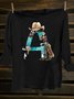 Loose Western Style T-Shirt