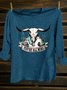 Western Style Skull T-Shirt