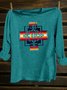 Loose Ethnic Western Style T-Shirt