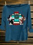 Cotton-Blend Western Style T-Shirt
