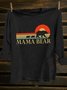 Loose Animal Western Style T-Shirt