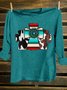 Cotton-Blend Western Style T-Shirt
