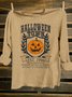 Halloween Western Style Cotton-Blend T-Shirt
