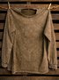 Western Style Loose Distressing Sweatshirt