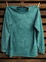 Western Style Loose Distressing Sweatshirt