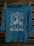Western Style Text Letters T-Shirt