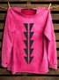 Ethnic Geometry Western Style Cotton Sweatshirt