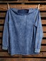 Western Style Loose Distressing Sweatshirt