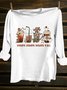 Halloween Loose Western Style T-Shirt