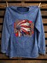 Abstract Western Style Sweatshirt