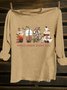 Halloween Loose Western Style T-Shirt