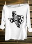 Western Style Crew Neck T-Shirt
