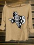 Western Style Crew Neck T-Shirt