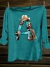 Loose Western Style T-Shirt