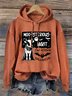 Hoodie Loose Western Style Halloween Hoodie