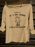 Letter Pattern Western Style Crew Neck T-Shirt