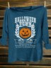 Halloween Western Style Cotton-Blend T-Shirt
