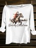 Loose Western Style T-Shirt